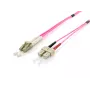 Equip LC/SC fiiberoptiline ühenduskaabel, OM4, 10m, 10 m, 2x LC, 2x SC
