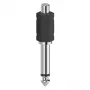Hama 00205188 kaabeladapter RCA 6.3 Must, Hõbedane