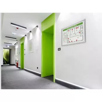 Seinaraam Durable 500823 450x625mm Ristkülik Hõbedane Alumiinium