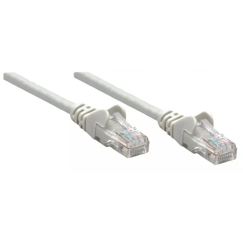 Intellinet võrguparanduskaabel, Cat6, 50 m, hall, vask, S/FTP, LSOH / LSZH, PVC, RJ45, kullatud kontaktid, takerdumisvastane, kaitstud, eluaegne garantii