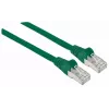 Intellinet võrgukaabel, Cat7 kaabel/Cat6a pistikud, 7,5 m, roheline, vask, S/FTP, LSOH / LSZH, PVC, RJ45, kullatud kontaktid, haarduvaba, kaitsetutiga, eluaegne garantii