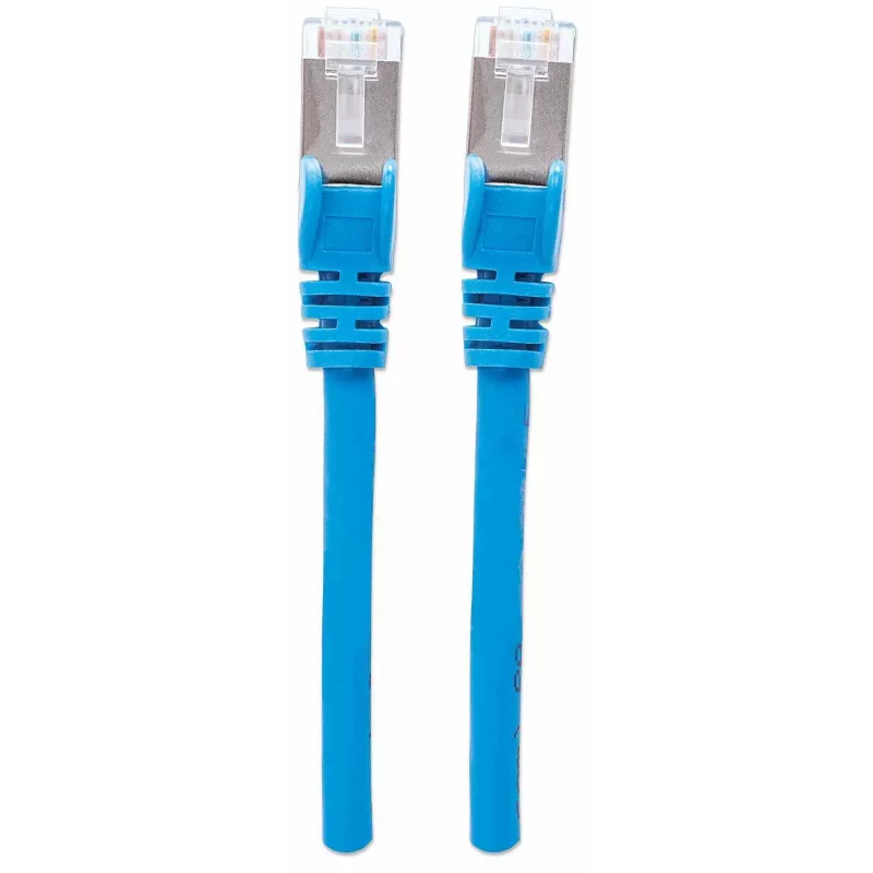 Intellinet võrk patch-kaabel, Cat7 kaabel/Cat6A pistikud, 10 m, sinine, vask, S/FTP, LSOH/LSZH, PVC, RJ45, kullatud kontaktid, tõmbetakistuseta, saapaga, eluaegne garantii