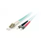 Equip LC/ST fiiberoptiline ühenduskaabel, OM3, 15m, 15 m, OM3, LC, ST