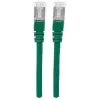 Intellinet võrguparanduskaabel, Cat7 kaabel/Cat6A pistikud, 0,5 m, roheline, vask, S/FTP, LSOH/LSZH, PVC, RJ45, kullatud kontaktid, takerdumisvastane, kaitsemuhviga, eluaegne garantii