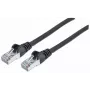 Intellinet võrguparanduskaabel, Cat7 kaabel/Cat6A pistikud, 1,5 m, must, vask, S/FTP, LSOH/LSZH, PVC, RJ45, kullatud kontaktid, takerdumisvastane, saapaga, eluaegne garantii
