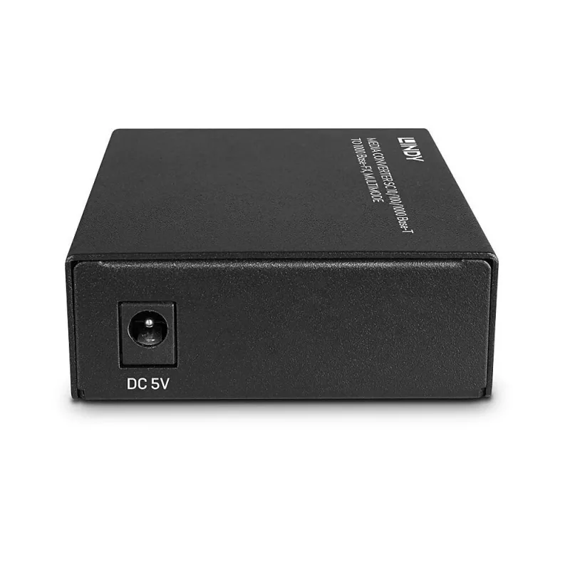 Lindy 25119 võrgumeediumimuundur 850 nm Multi-mode Must
