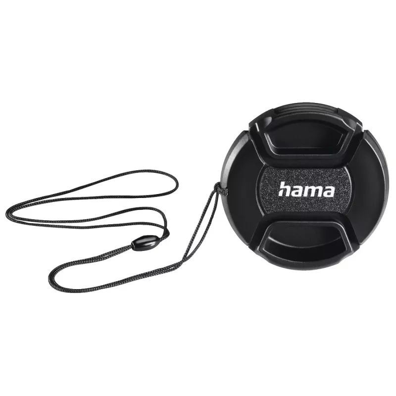 Objektiivikork Hama Smart-Snap 4,9 cm must digikaamerale