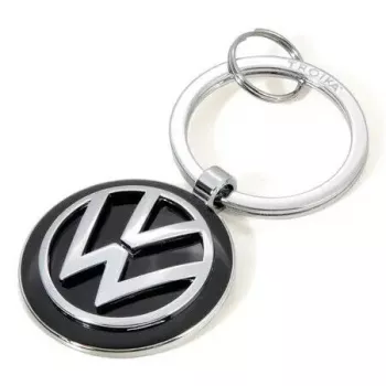 Võtmehoidja TROIKA VW VOLKSWAGEN KEYRING Must Hõbedane Metall 37x74x7mm