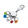 Võtmehoidja TROIKA PATENT/Colour KYR61/CH Mitmevärviline Hõbedane Messing
