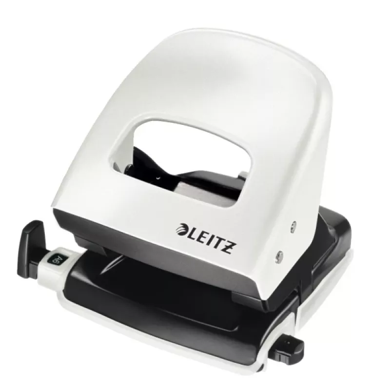 Leitz auguraua WOW 5008 metallist 2 auguga / 30 lehte, 30 lehte, valge, 8 cm, 5,5 mm, 107 x 137 x 100 mm, 10 aasta(t)