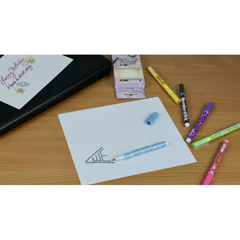 WEDO 252 700699 markerid 6 tk Must Sinine Roheline magenta Lilla Kollane
