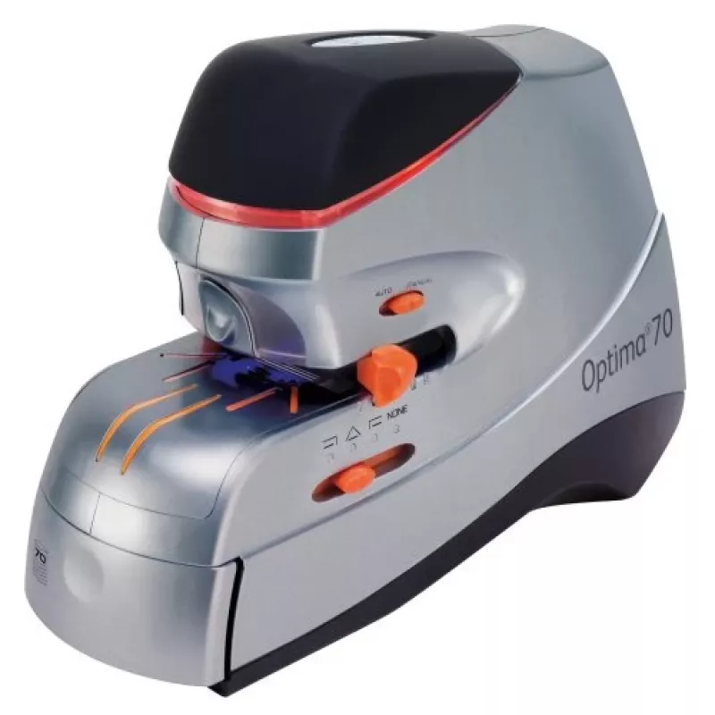 Rexel Optima 70 elektriline klammerdaja EL, 70 lehte, must, hõbedane, 2,37 kg, 215 mm, 400 mm, 172 mm