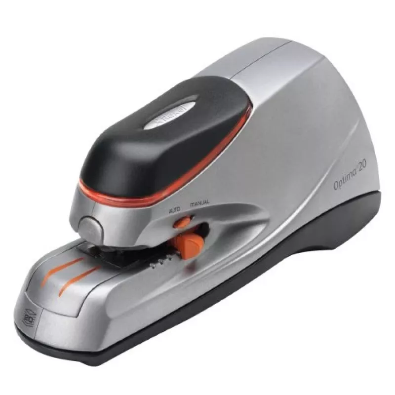 Rexel Optima 20 elektriline klambriliitja, 20 lehte, must, oranž, hõbedane, 788 g, 292 mm, 143 mm, 175 mm