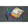 Crayon Malinos 301036 6 tk mitmevärviline Must Sinine Roheline Punane Violetne Kollane