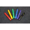 Crayon Malinos 301036 6 tk mitmevärviline Must Sinine Roheline Punane Violetne Kollane