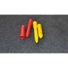 Crayon Malinos 301036 6 tk mitmevärviline Must Sinine Roheline Punane Violetne Kollane