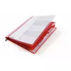 Tavaline dokumendikaust Durable 255503 Plastik Punane Läbipaistev 5 tk