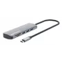 Manhattan USB-C dokk/jaotur kaardilugejaga, pordid (x7): Ethernet, HDMI, USB-A (x3) ja USB-C (x2), Power Delivery (PD) 100 W – vajab välist USB-C laadijat (ei ole kaasas). USB-toitega (välist toiteallikat pole vaja), kui PD ei ole kasutusel
