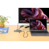 Manhattan USB-C dokk/jaotur kaardilugejaga, pordid (x7): Ethernet, HDMI, USB-A (x3) ja USB-C (x2), Power Delivery (PD) 100 W – vajab välist USB-C laadijat (ei ole kaasas). USB-toitega (välist toiteallikat pole vaja), kui PD ei ole kasutusel