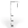 Fellowes 100136876 CPU hoidik Lauaalune CPU hoidik Valge