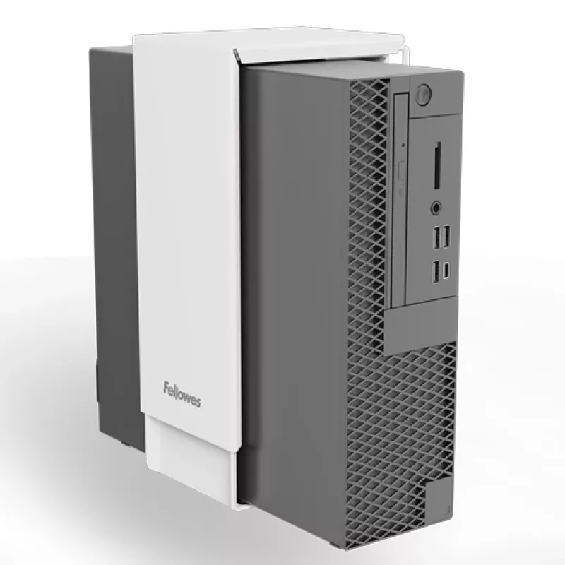 Fellowes 100136876 CPU hoidik Lauaalune CPU hoidik Valge