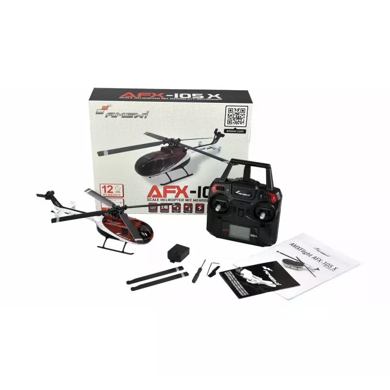 VTOL õhusõiduk Amewi AFX-105 X elektrimootoriga 350 mAh 99 g