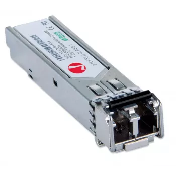 Intellinet transiiver Module Optical, Gigabit Fiber SFP Mini-GBIC, 1000Base-Lx (LC) Single-Mode Port, 20km, Wavelength 1310nm, Ethernet, Fibre, MSA Compliant, Equivalent to Cisco GLC-LH-SM, Three Year Warranty