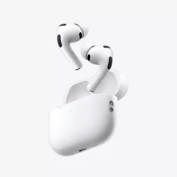 Peakomplekt Apple AirPods Pro (3. põlvkond) — tõeline juhtmevaba kõrvasisene, H2-kiip, IP57, USB-C laadimisümbris, ANC, läbipaistvus