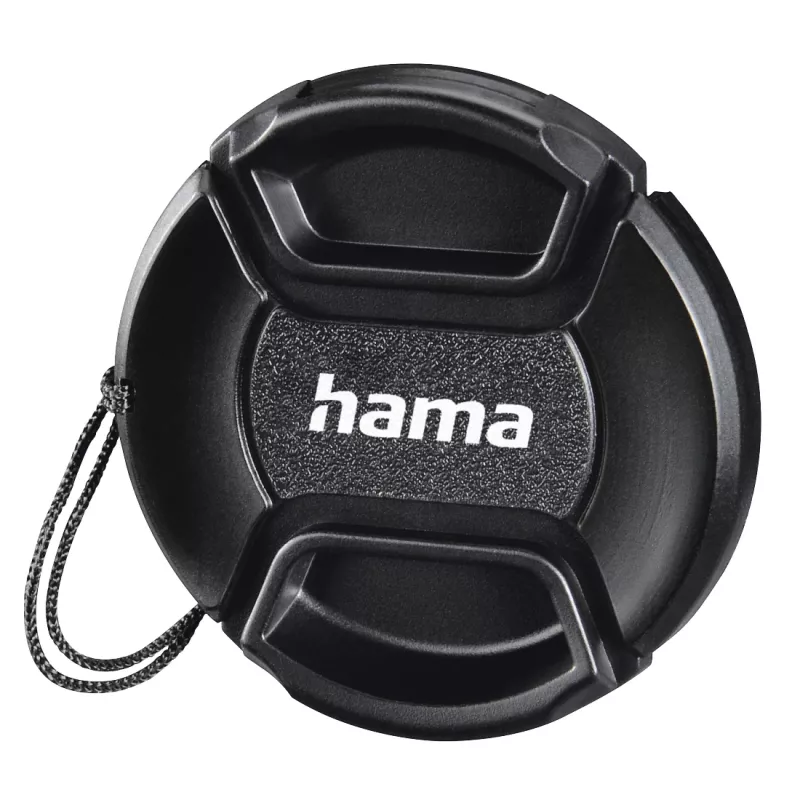 Objektiivikork Hama Smart-Snap 5,5 cm, must, digikaamerale