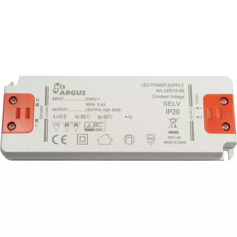 LED-Draiver Inter-Tech LED12-50 50W IP20 100000h