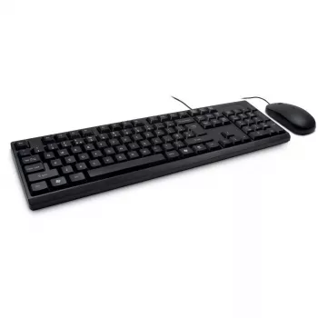 Klaviatuur Inter-Tech NK-1000EC hiir kaasas kontor USB QWERTY must