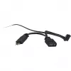 Inter-Tech RS-041 RGB ventilaator 12 cm must