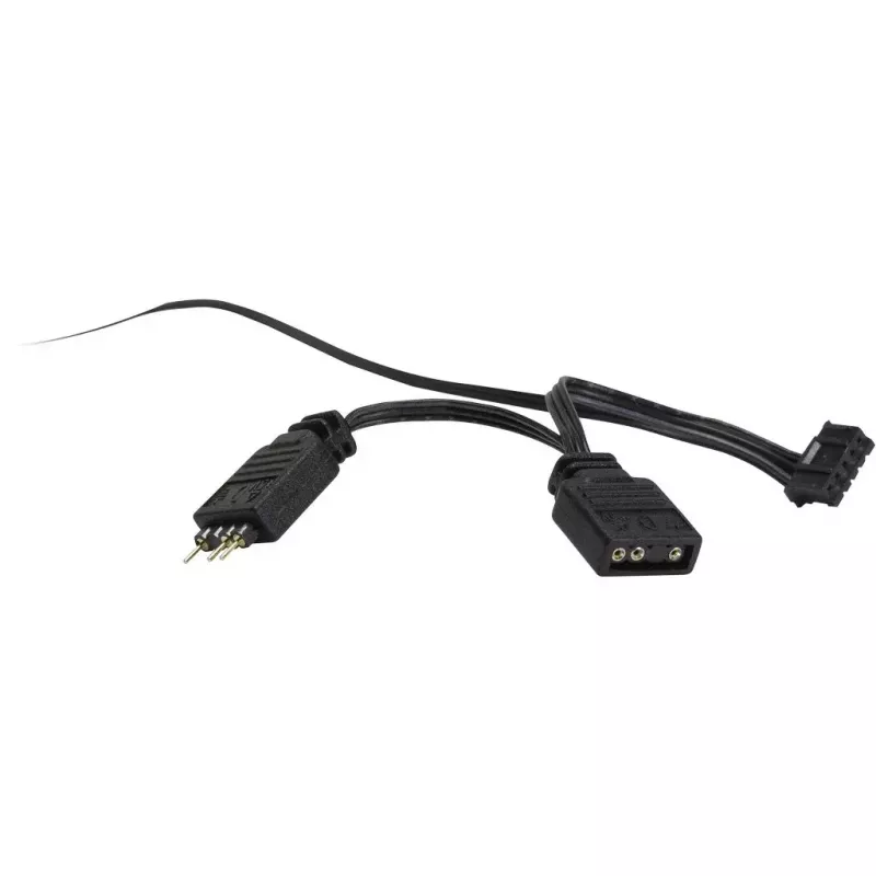 Inter-Tech RS-041 RGB ventilaator 12 cm must
