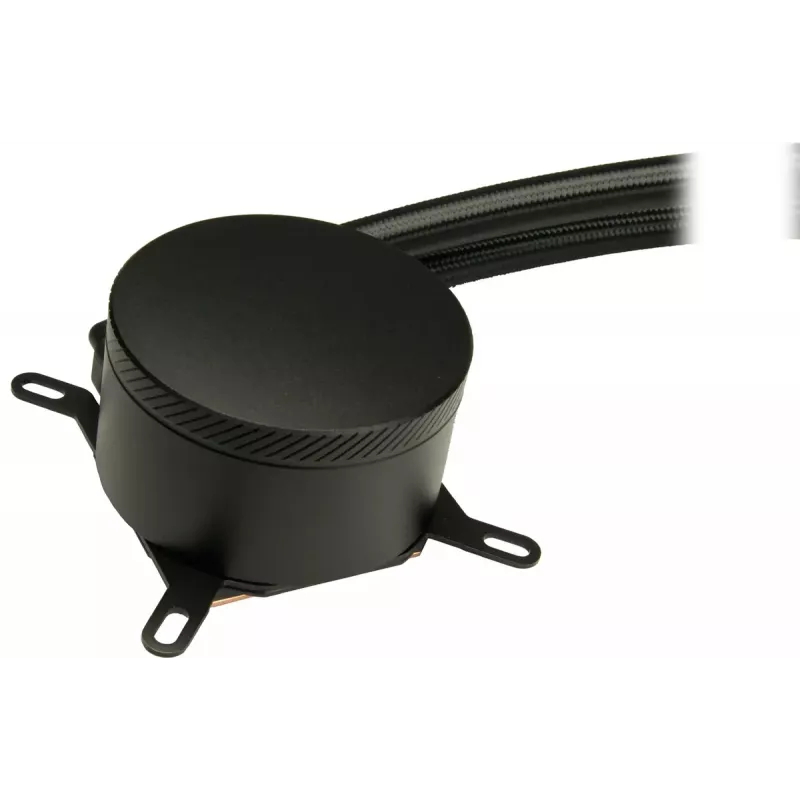 Integreeritud vedelikjahutus protsessorile INTER-TECH B-360 120 mm ventilaatoriga, hüdrauliline laager, must