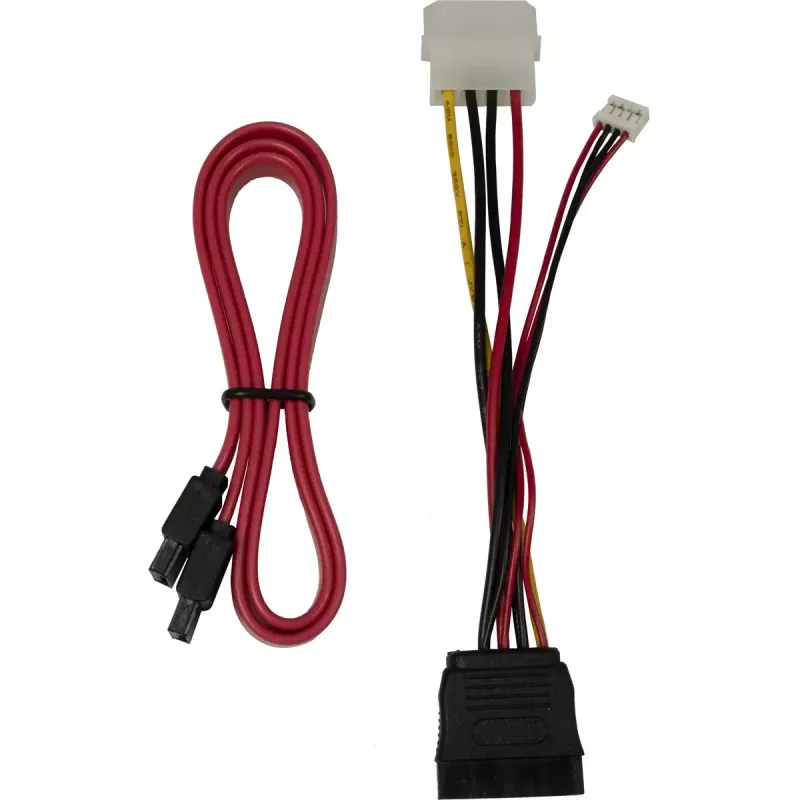 Inter-Tech ST-2523 Must salvestuskorpus metall plastik 9,7 mm