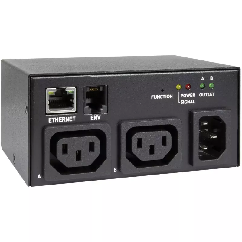 Inter-Tech SD-1021 PDU 2 vahelduvvoolu pistikupesa Must lülitatav