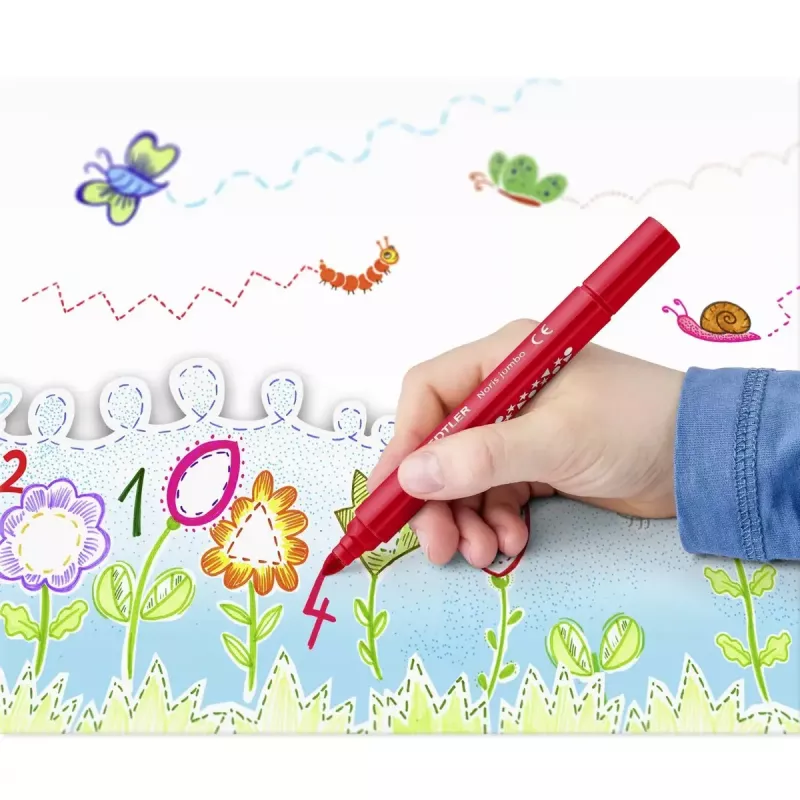 Viltpliiats Staedtler Noris jumbo 328-B, 12 tk