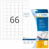 Isekleepuvad sildid HERMA eemaldatav A4 25,4x25,4 mm 1650 tk