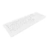 Contour Design Active Key Contour ClassicClean Medical klaviatuur Eemaldatava kattega täissuuruses juhtmevaba valge PN C8100