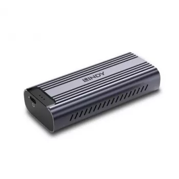 Lindy Speichergehäuse - M.2 - M.2 NVMe Card / PCIe 4.0 (NVMe)