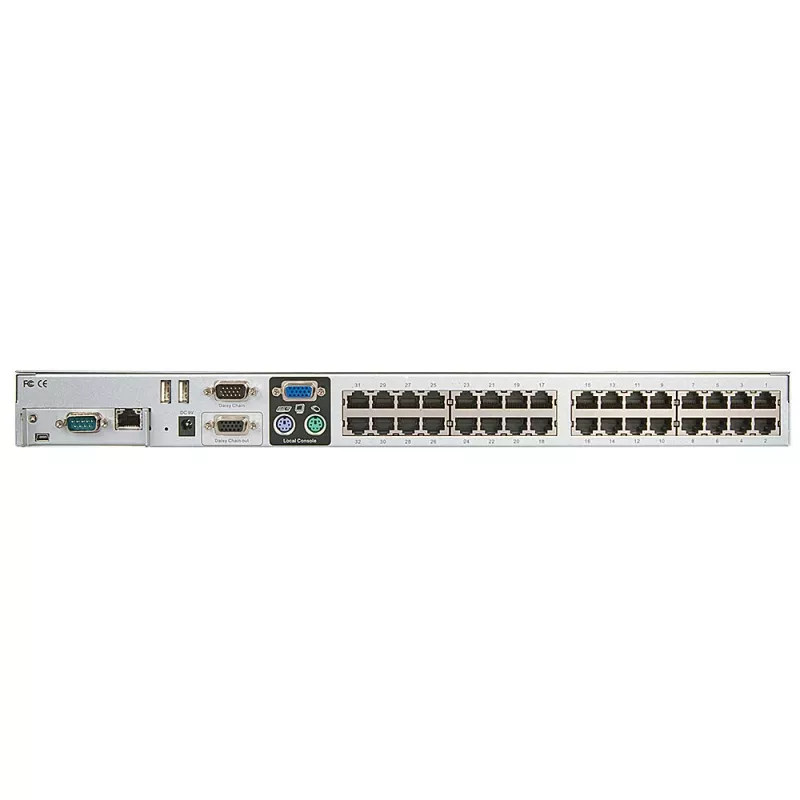 Lindy KVM Switch Cat-32 Combo, 32-port, 1920 x 1200 pikslit, hõbedane