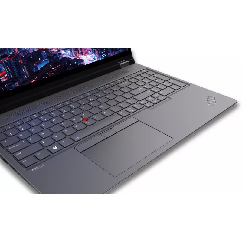Lenovo ThinkPad P16 Gen 2 Intel® Core™ i7 i7-14700HX mobiilne tööjaam 40,6 cm (16 tolli) WQXGA 32 GB DDR5-SDRAM 1 TB SSD NVIDIA RTX 2000 Ada Wi-Fi 6E (802.11ax) Windows 11 Pro Nordi hall, Must