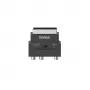 Hama 00205268 videokaabli adapter S-VHS 3 x RCA + SCART (21-kontaktiline) Must