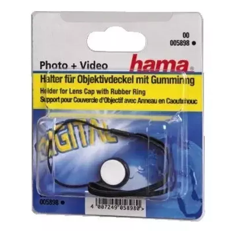 Objektiivikatte hoidik Hama 5898 Must