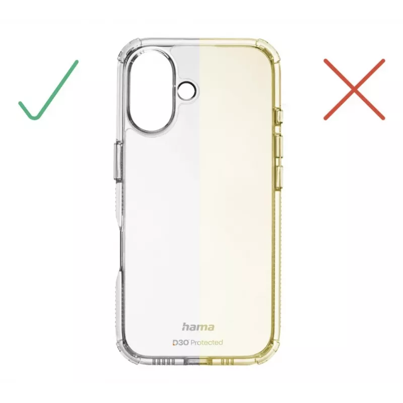Hama Extreme Protect mobiiltelefoni ümbris 15.5 cm (6.1 tolli) Kate läbipaistev