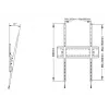 Seinakinnitus Multibrackets M Universal Tilt SD MAX 63–110-tollistele ekraanidele, VESA 200x300–1200x900, max koormus 125 kg