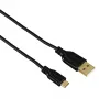 Hama 0,75 m, USB2.0-A/USB2.0 Micro-B USB-kaabel USB A Micro-USB B Must
