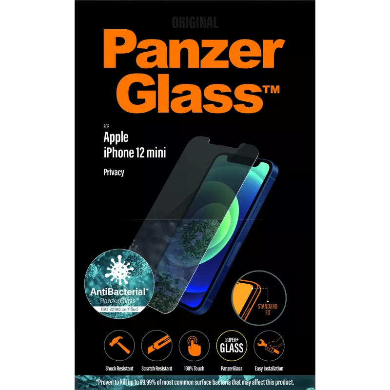 PanzerGlass ® privaatsuskraanikaitse iPhone 12 Mini | Standard Fit