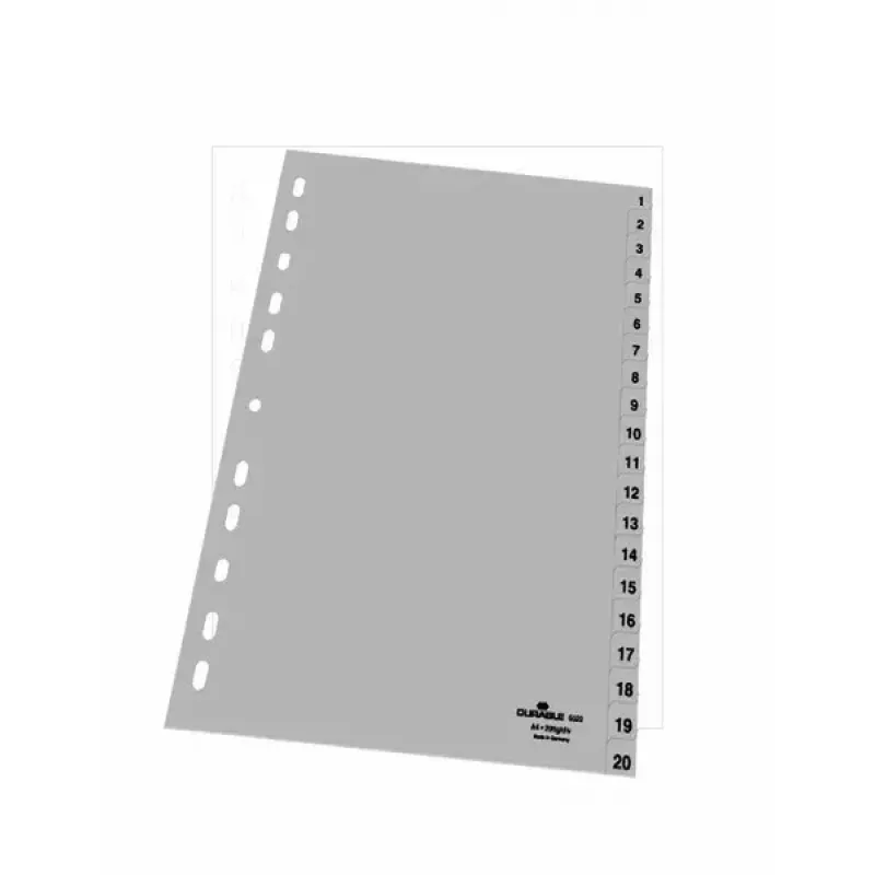 Numbriline registriindeks Durable 6522-10