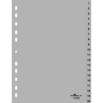 Numbriline registriindeks Durable 6522-10